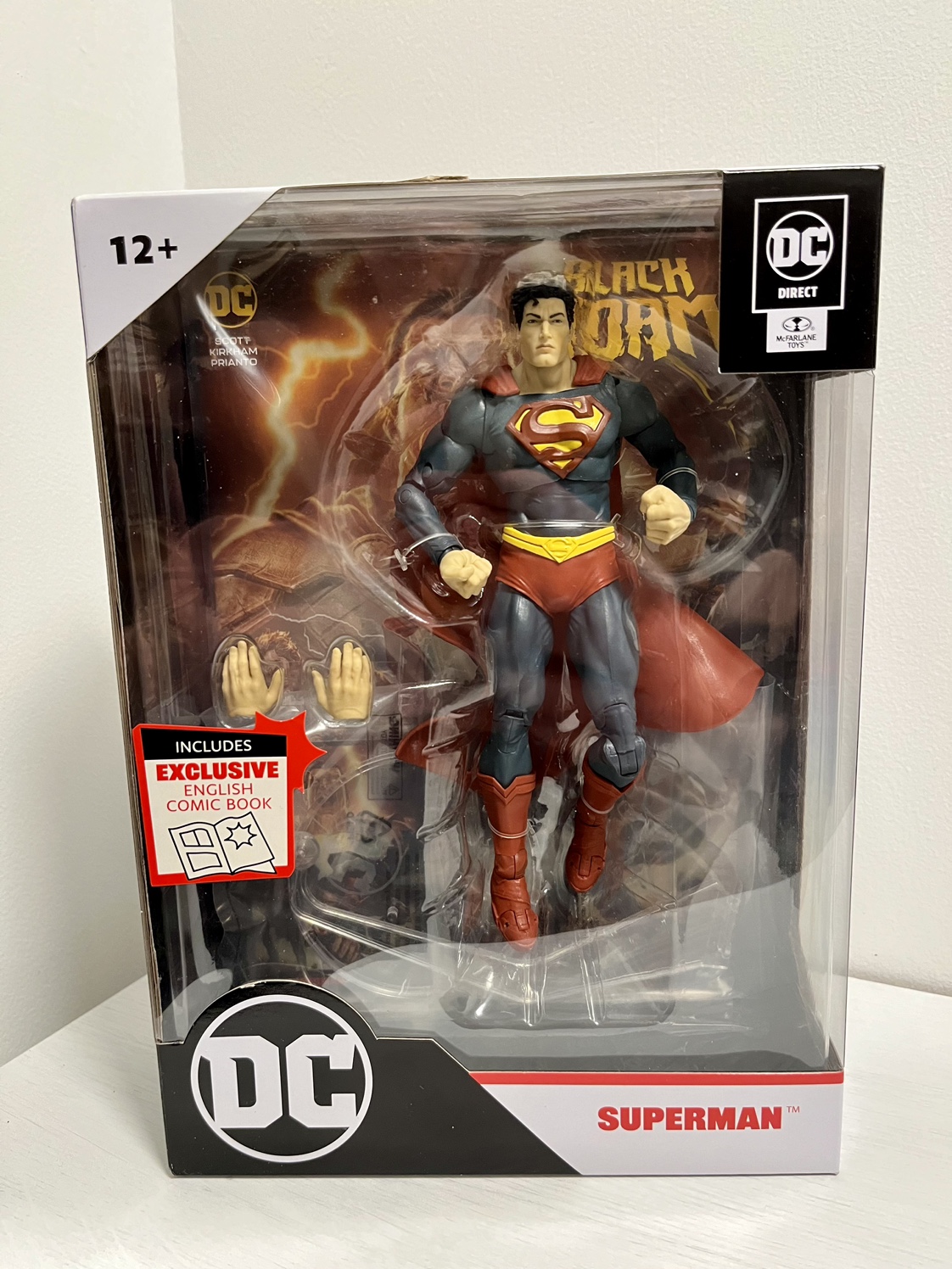 BNIB Superman action figure and comic book thumbnail