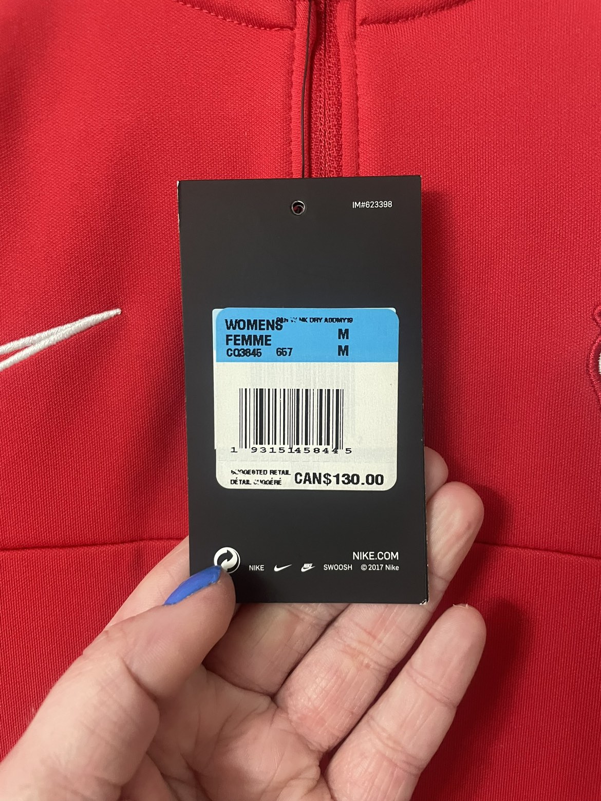 Official Nike World Cup zip top (women’s med) image indicator(3)