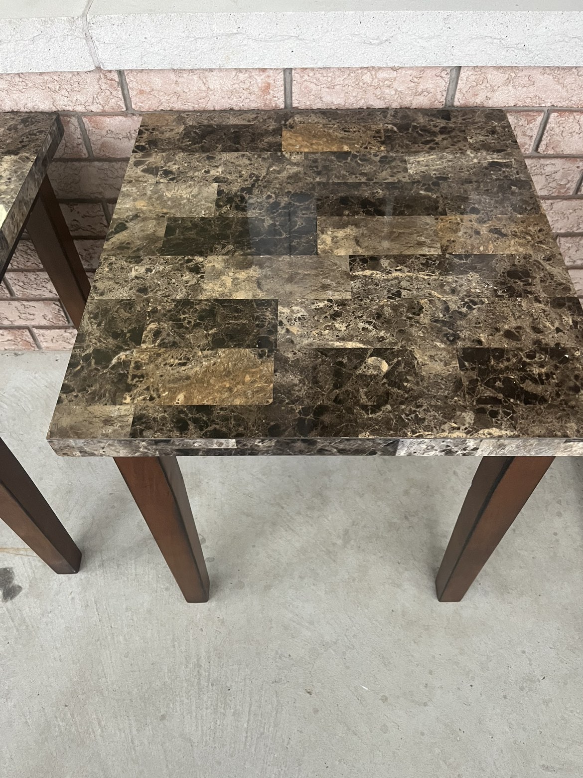 Side table - beautiful wood with top