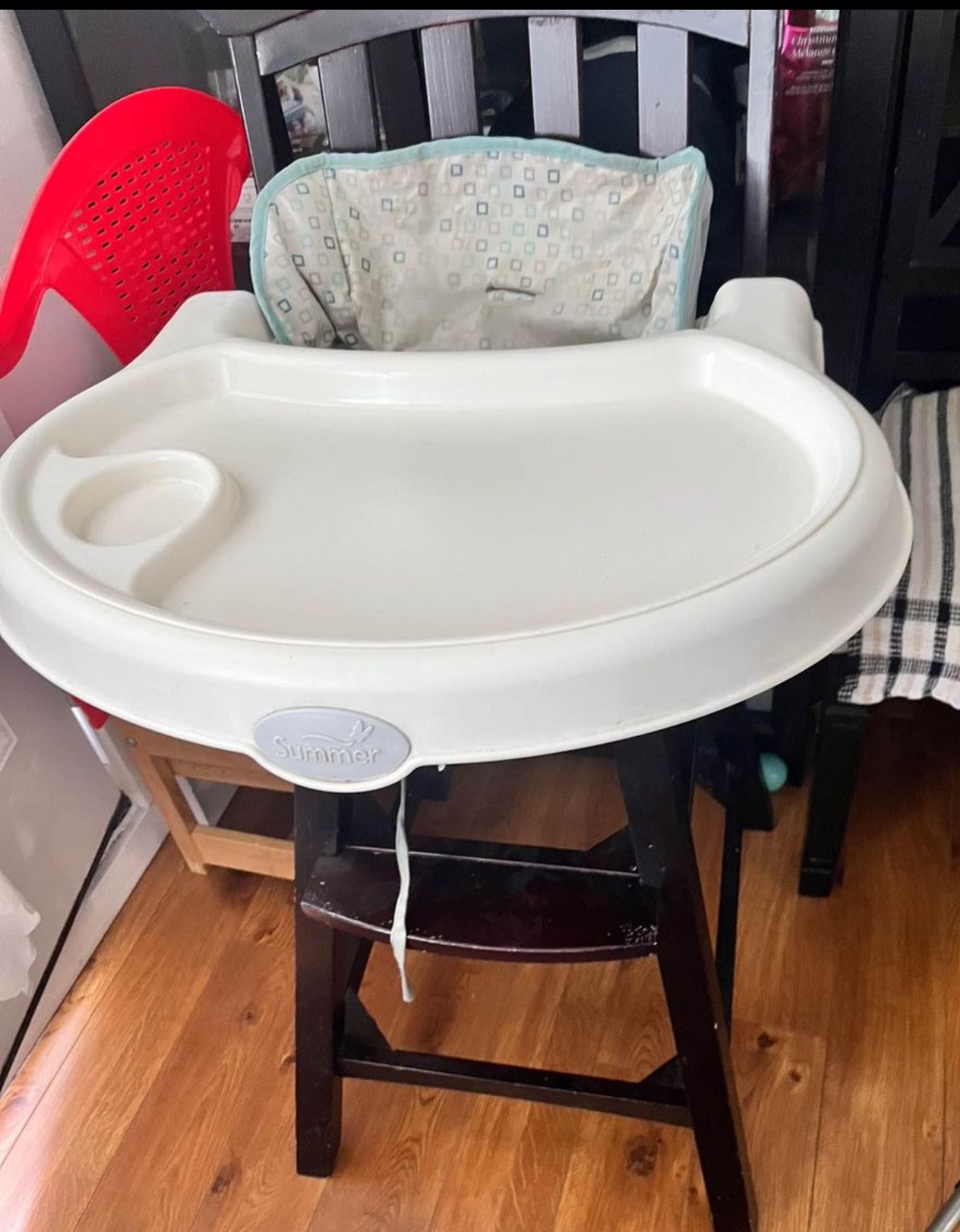 High chair solid wood thumbnail