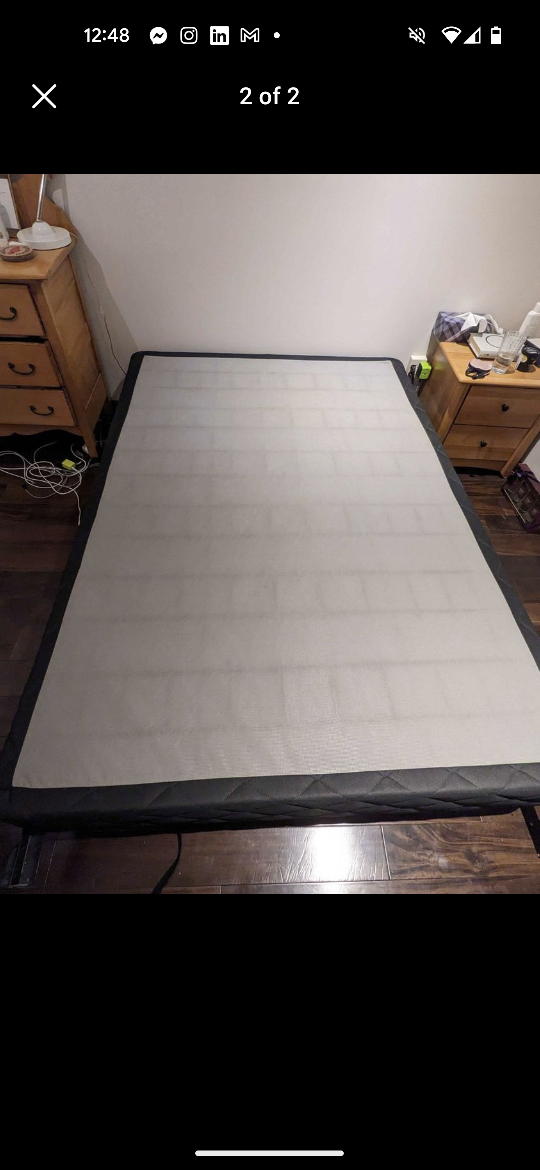 Double-sized box spring