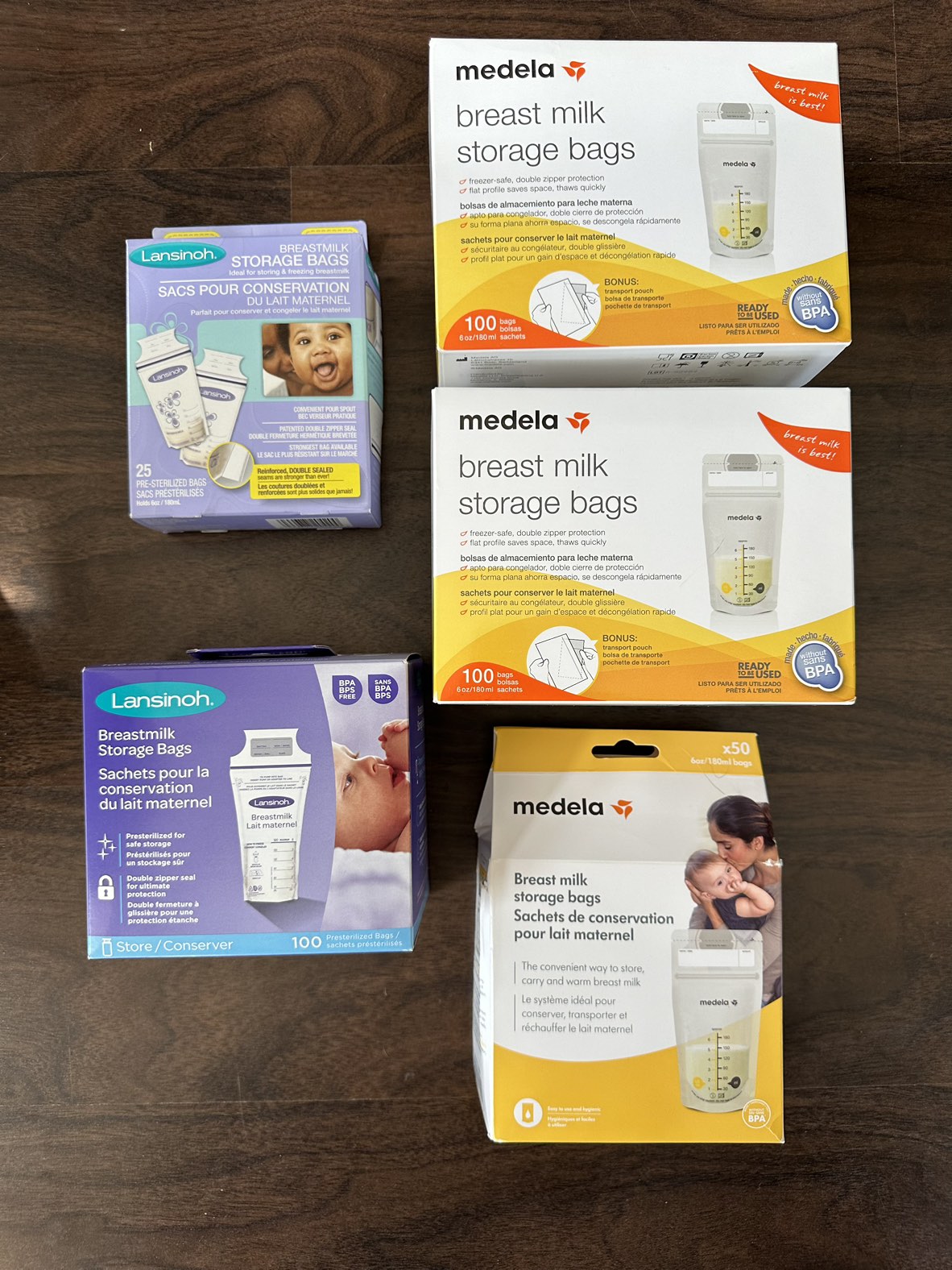 Milk storage bags thumbnail