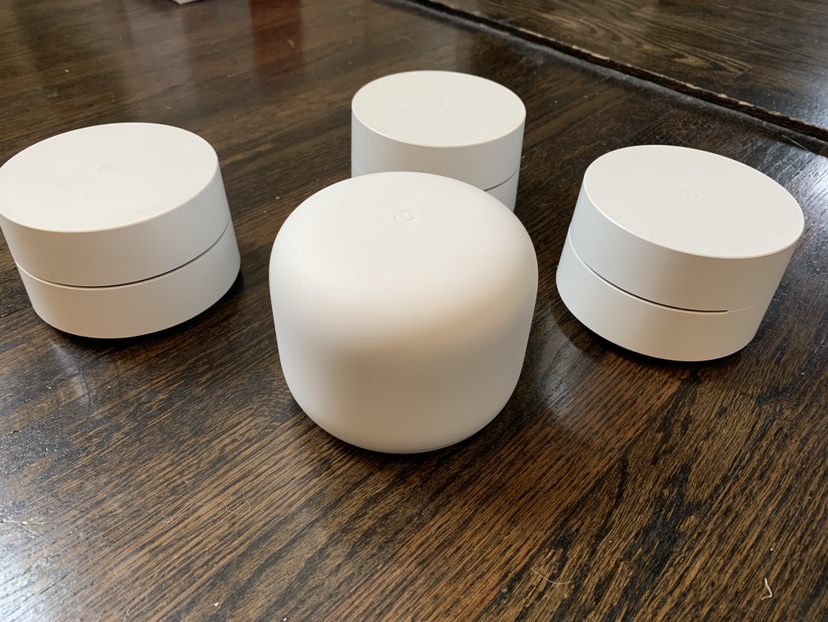 Google nest + 3 wifi points