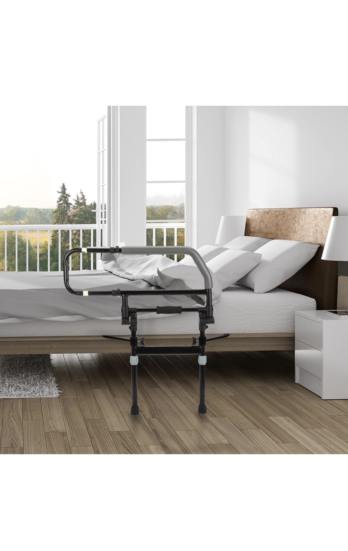 Bed rail for elderly