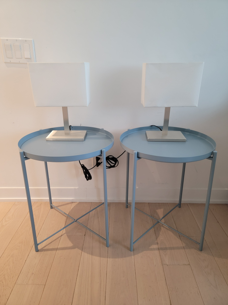 Nightstand + lamp set - photo 5