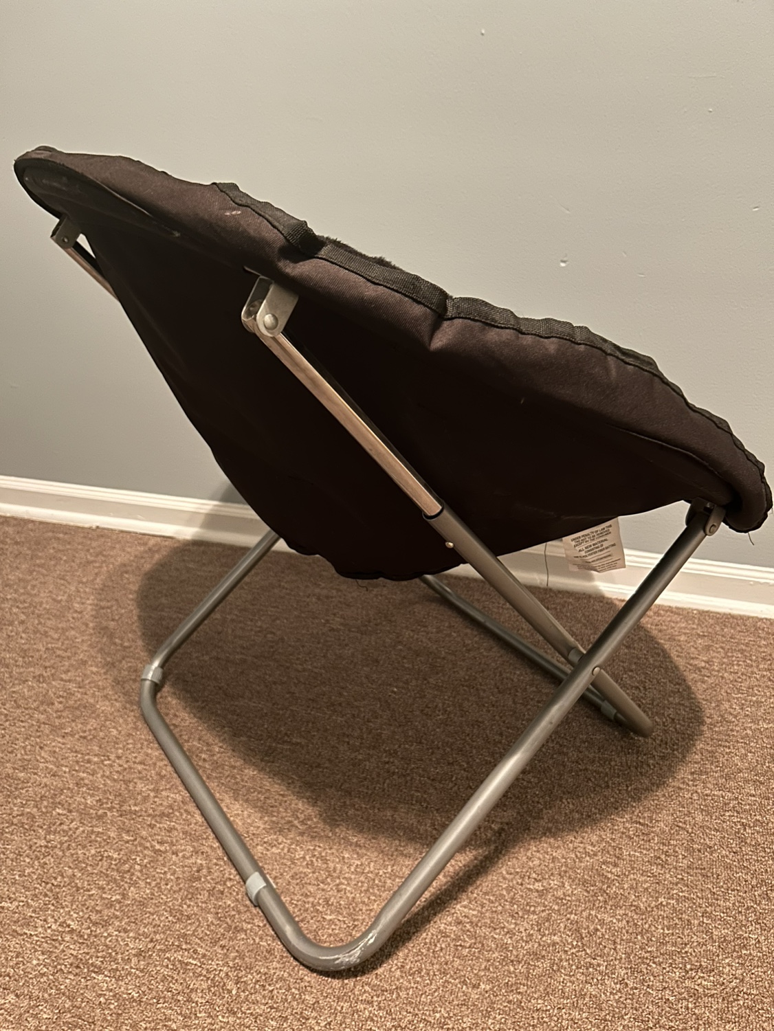 Folding fur chair - photo 2