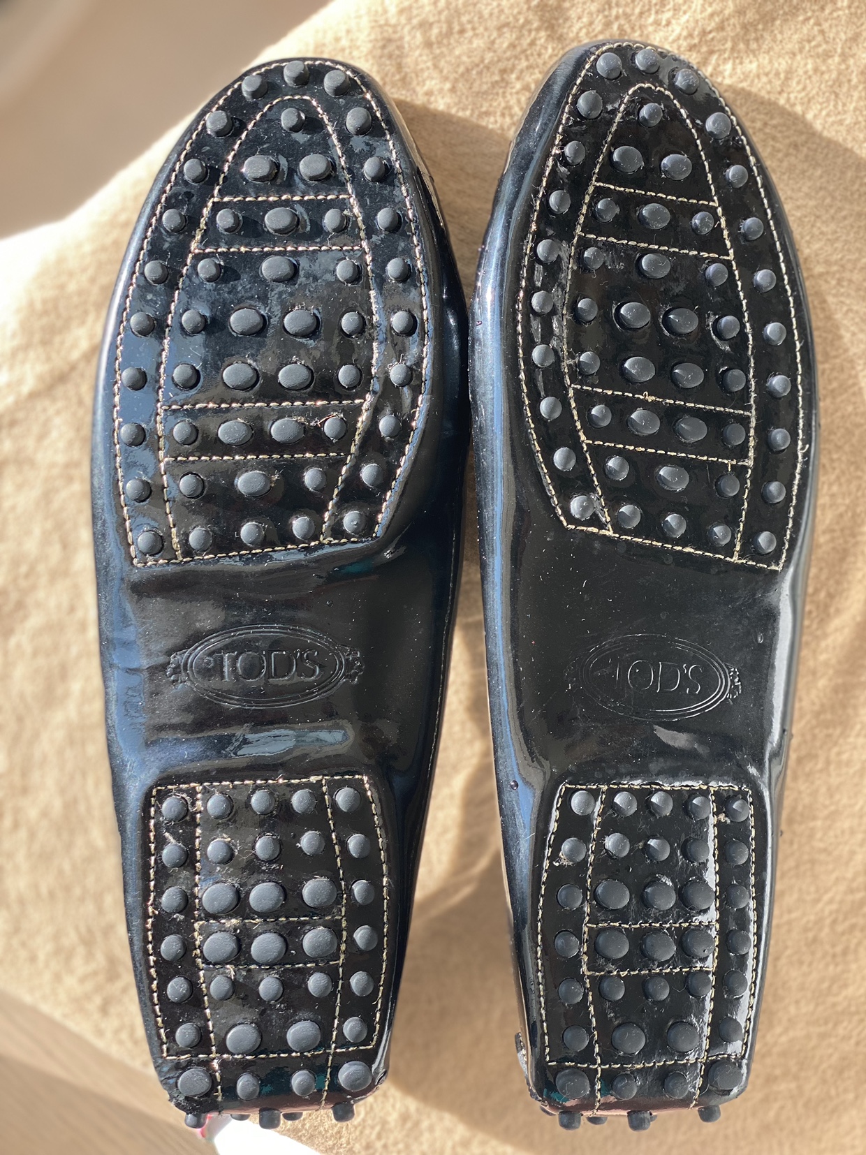 women's leather moccasins Tod’s size 9 - photo 4