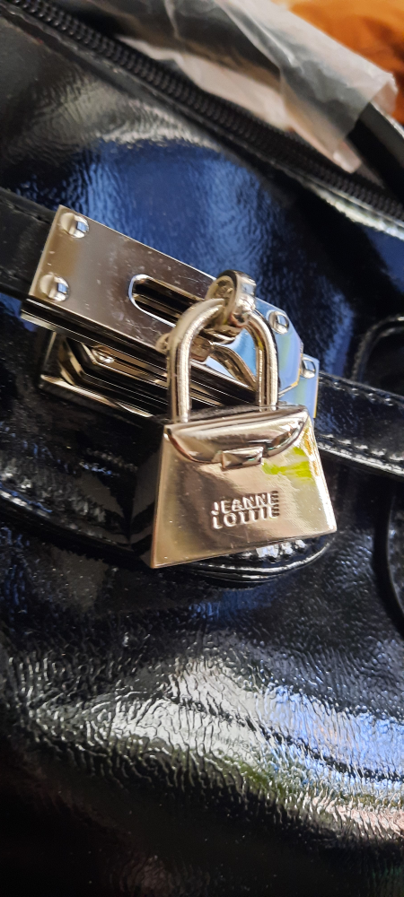 Like New Black Pleather Jeanie Lottie Tim Hortons Purse image indicator(2)