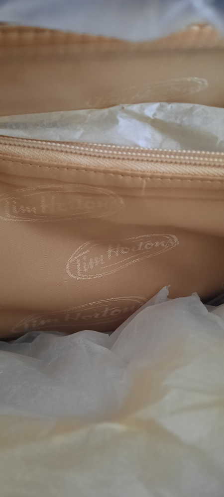 Like New Black Pleather Jeanie Lottie Tim Hortons Purse image indicator(4)