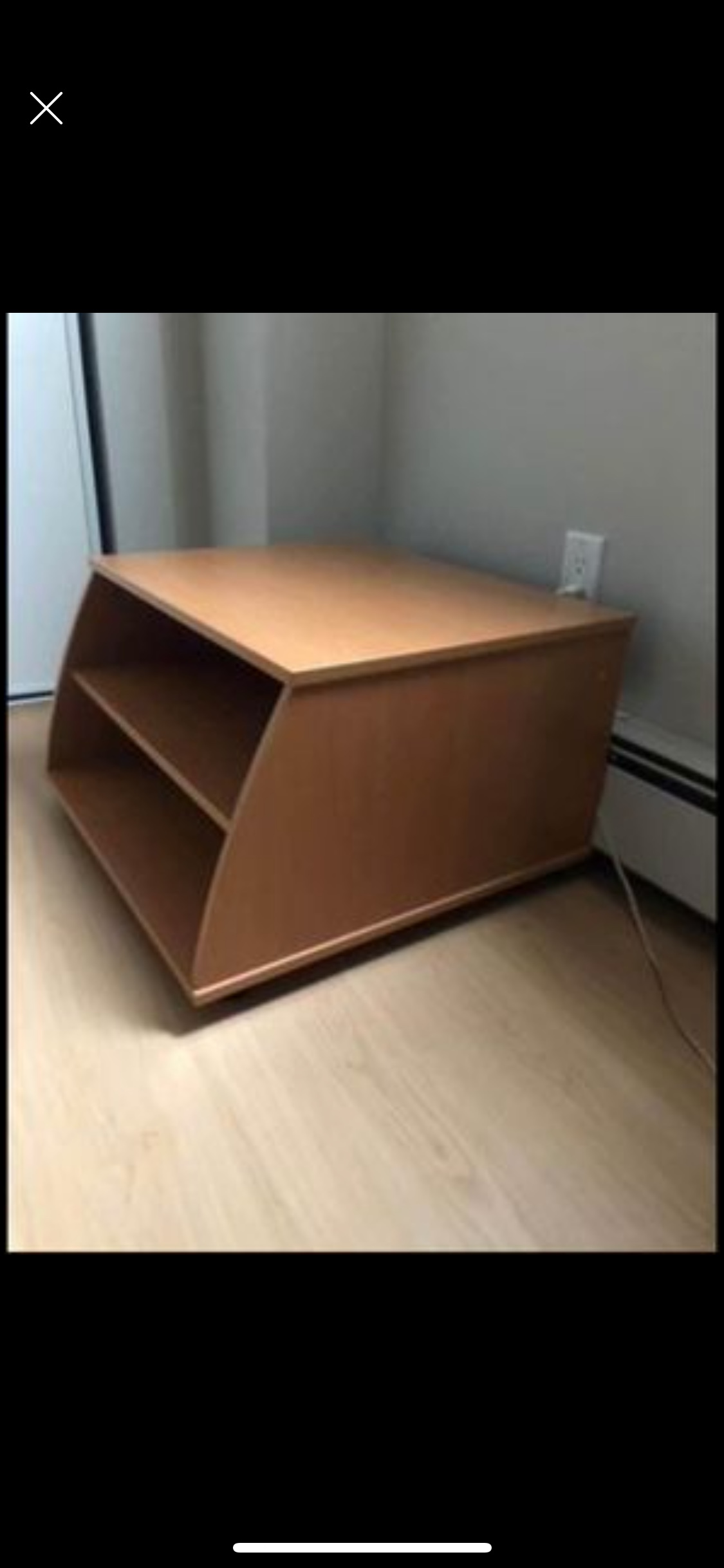 Side table with shelve - photo 3