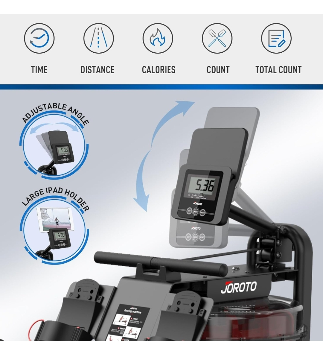 JOROTO MR23 Water Rowing Machine for Home Use - photo 4