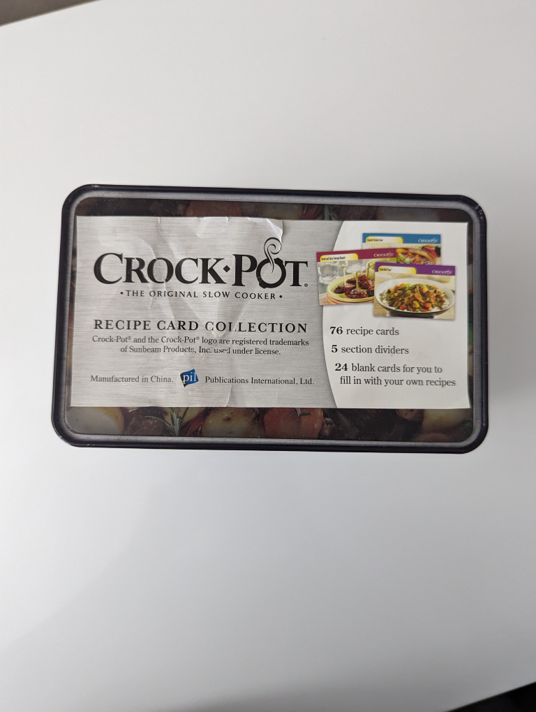 Crock-Pot Recipe Card Collection image indicator(4)