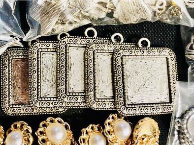 Jewelry Making Parts Silver & Gold Plated