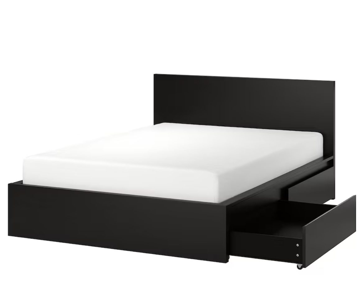 IKEA Malm Bed and Mattress