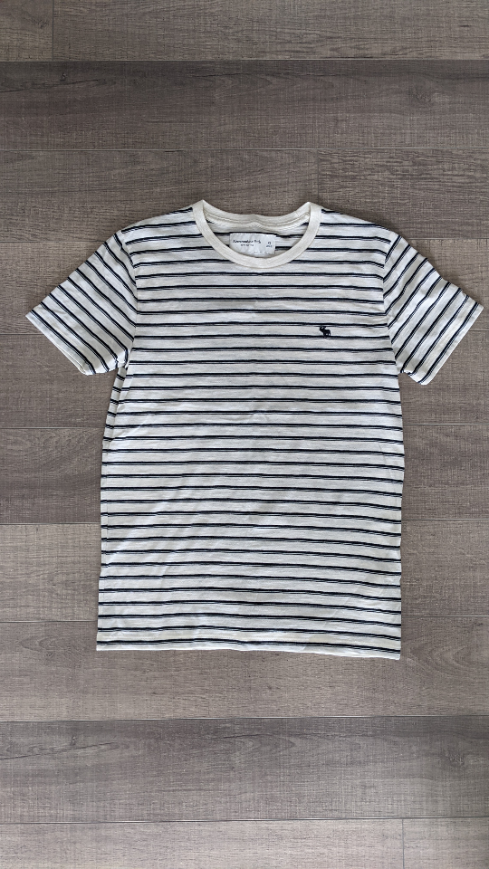 Abercrombie & Fitch striped soft af tee