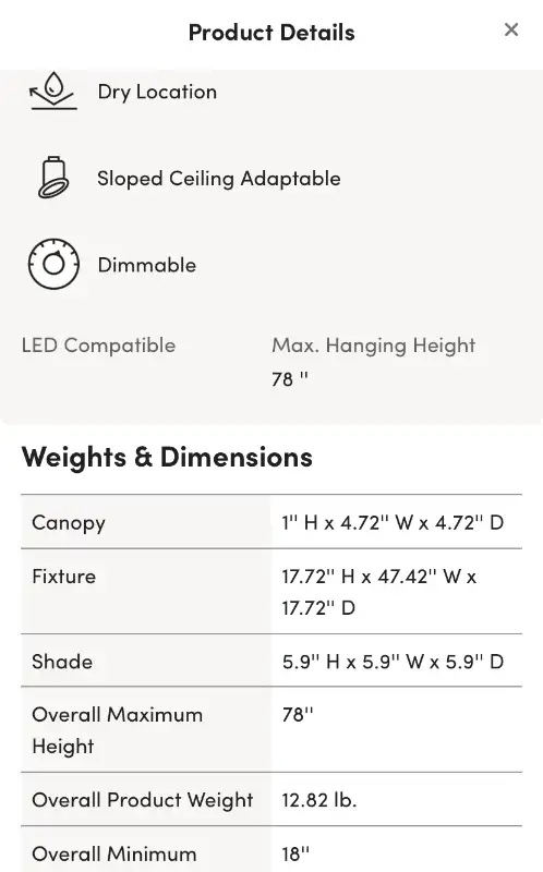 Brand new- Pendant light - photo 2
