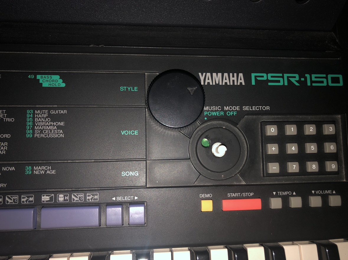 Yamaha PSR-150 with stand - photo 4