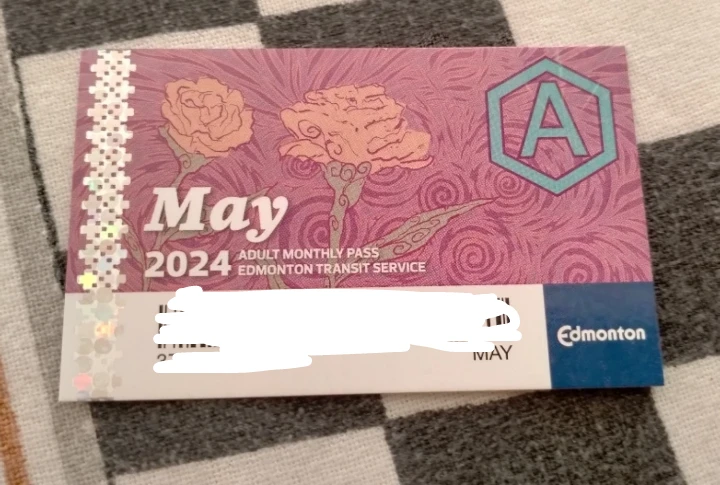 may bus pass, ets,for adults