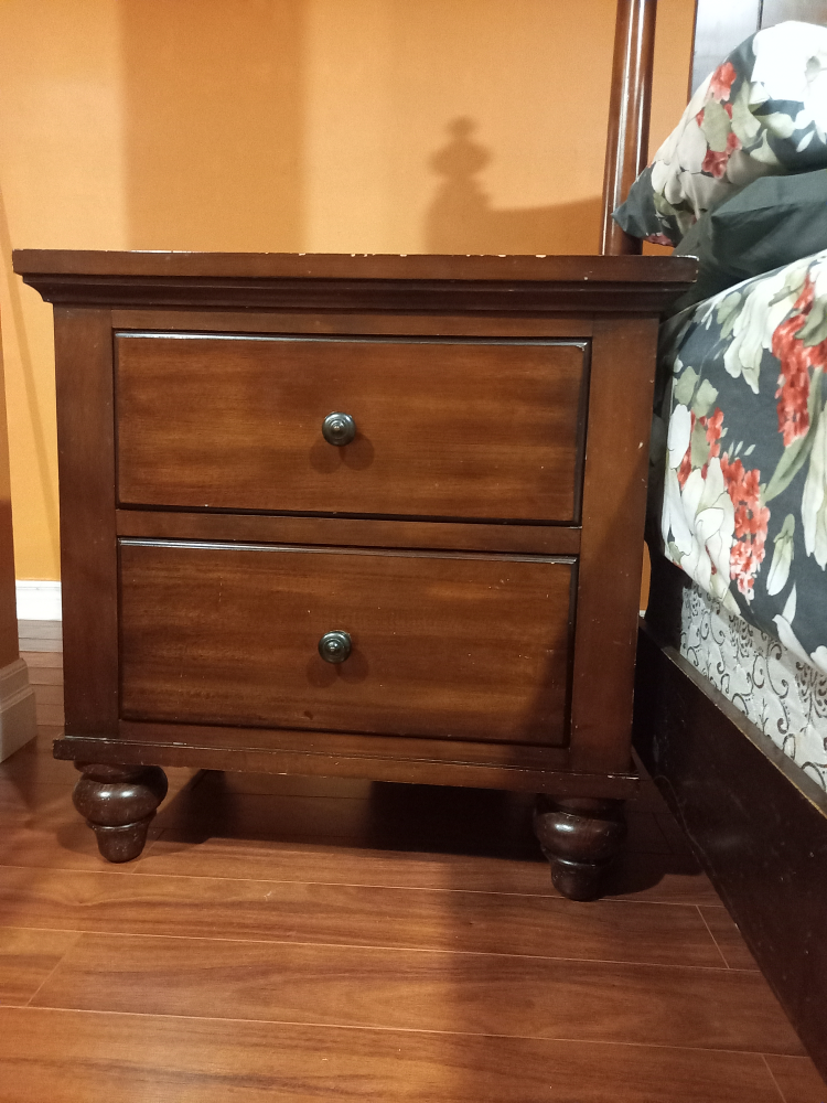 Wooden brown bedroom Set - photo 4