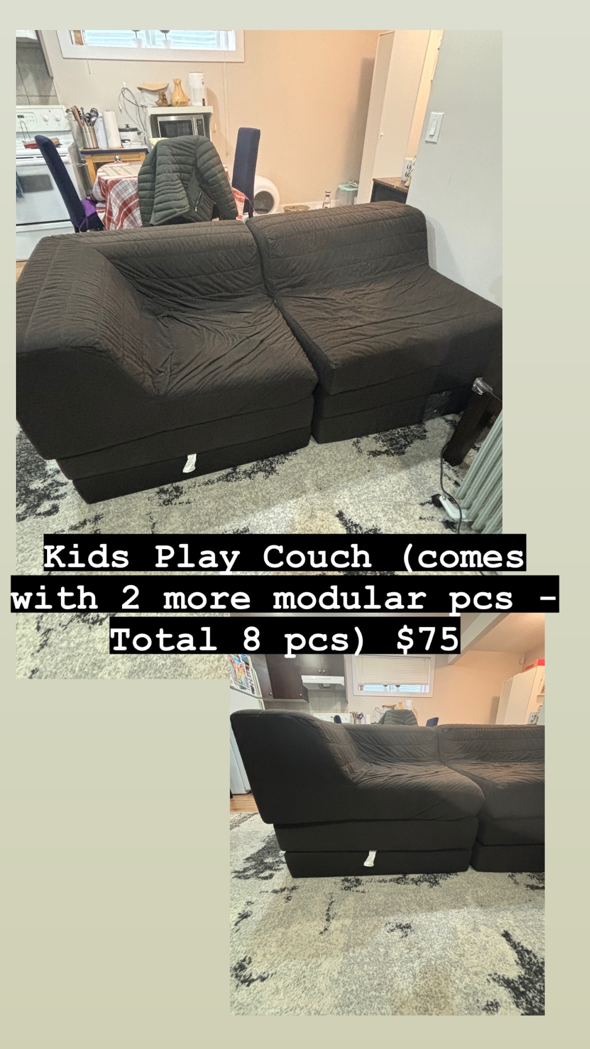 Kids Play Couch $60
