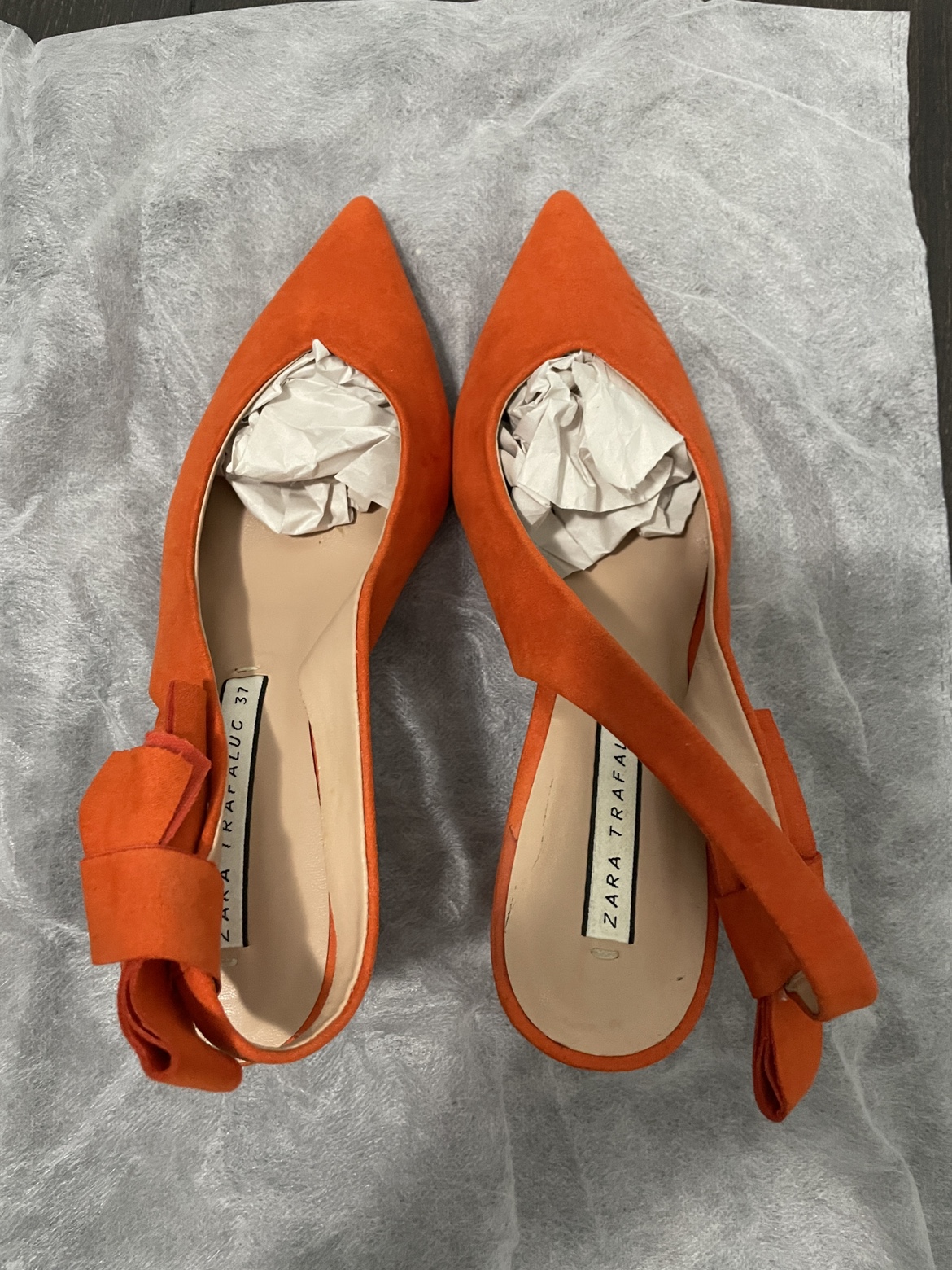 Zara slingbacks orange image indicator(5)