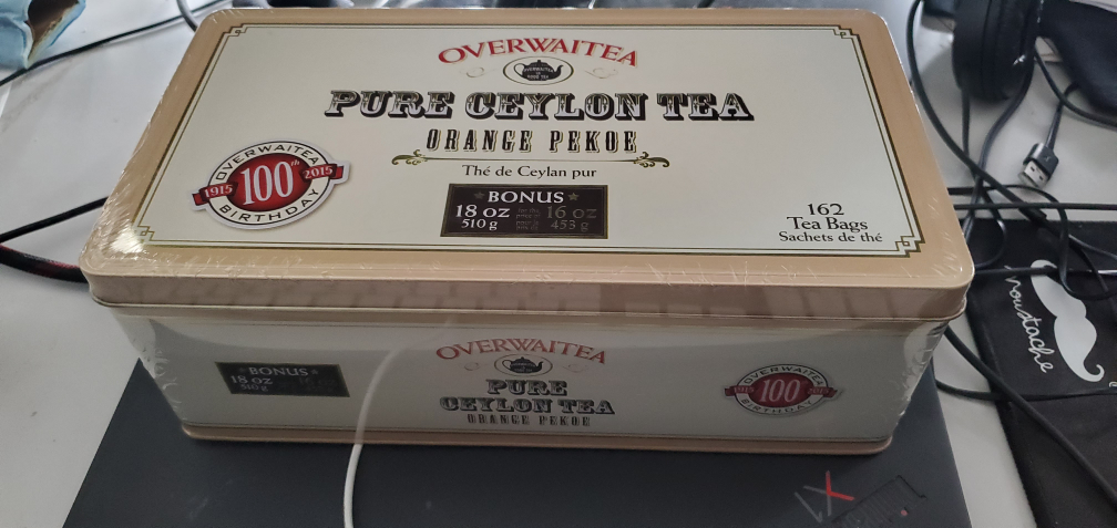 brand new tea + tin box