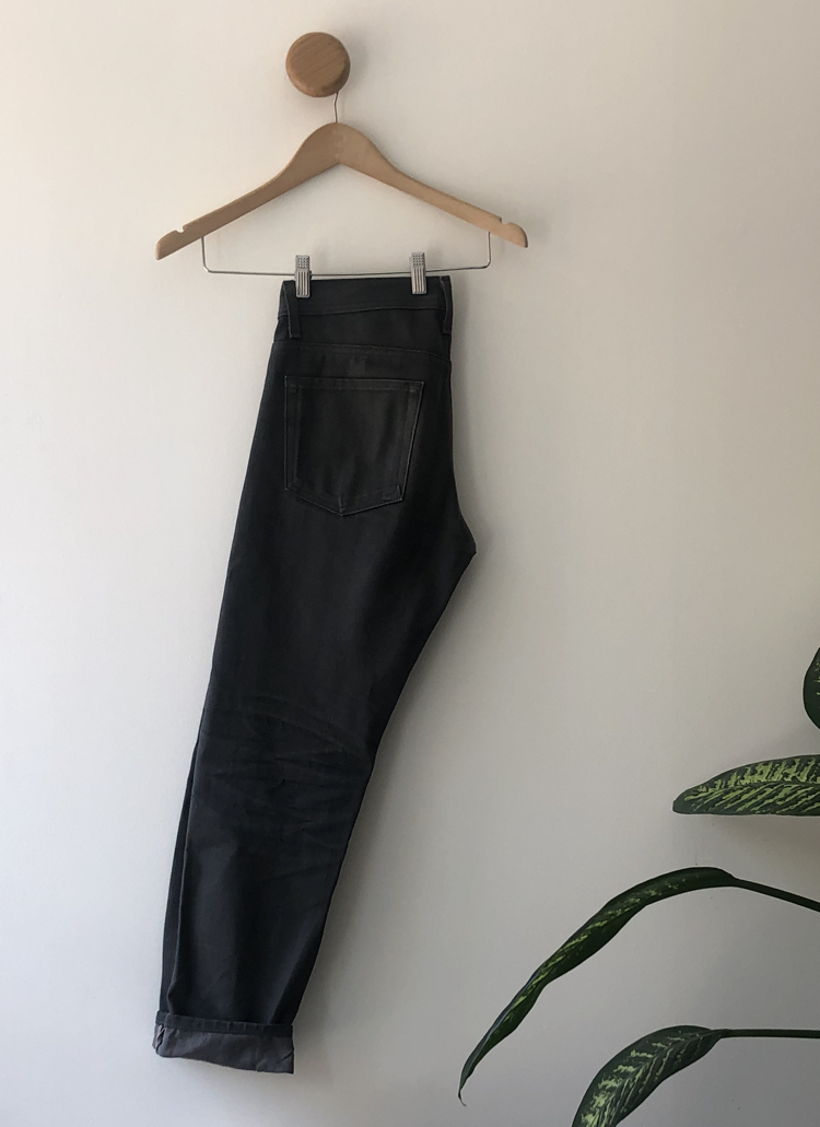 Men's Sz30 (Orig $197) UNITED Japanese Grey Raw Selvedge Denim image indicator(3)