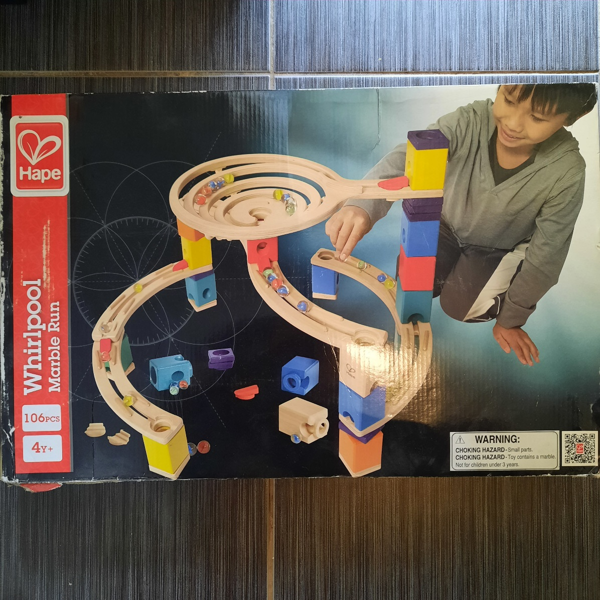 Hape Quadrilla Whirlpool marble run thumbnail