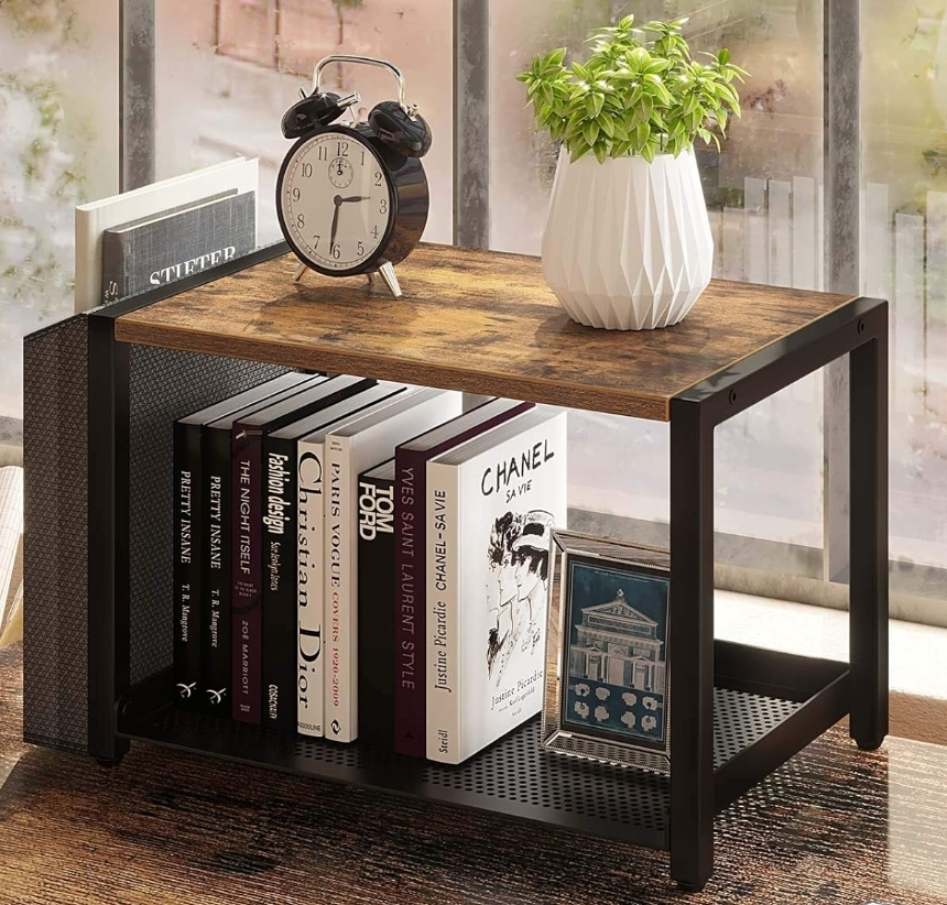 Printer Stand with Storage Bag, Multi-Purpose Desk Organizer - photo 3