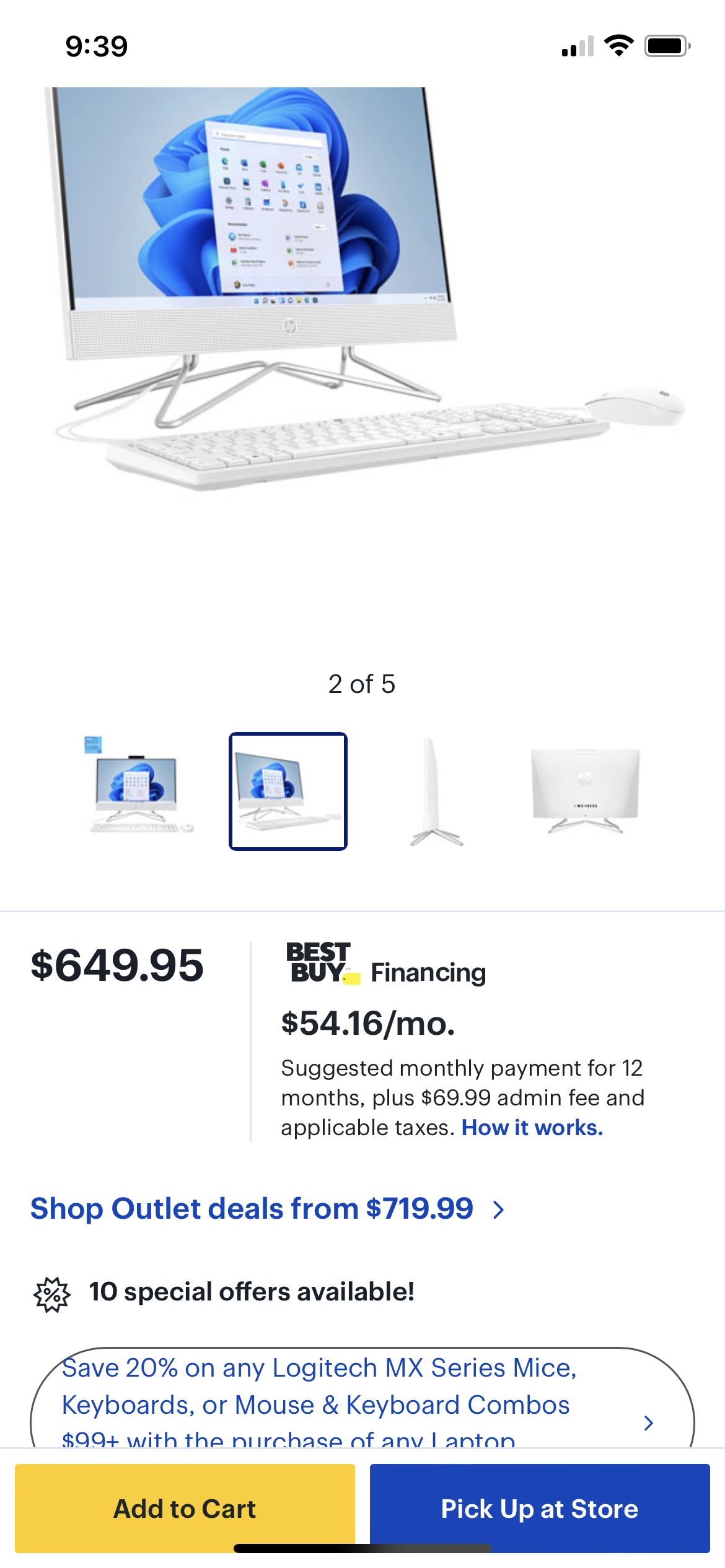 All-in-One PC - Starry White image indicator(5)