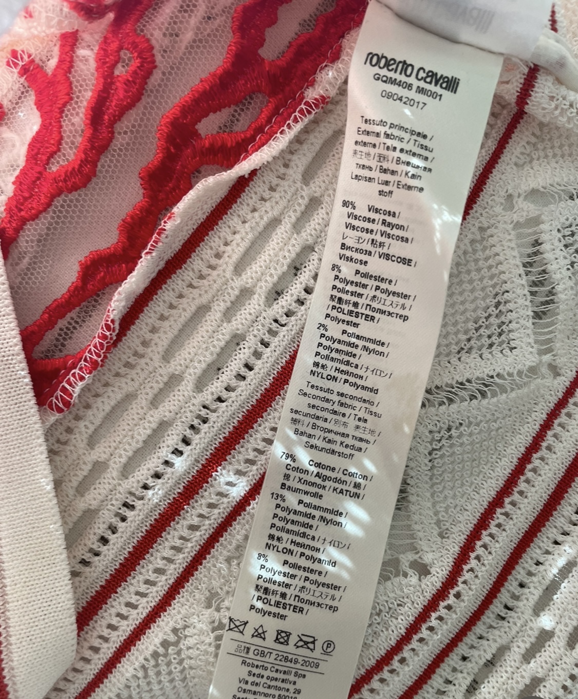 Roverto Cavalli Coral Jacquard Top image indicator(8)