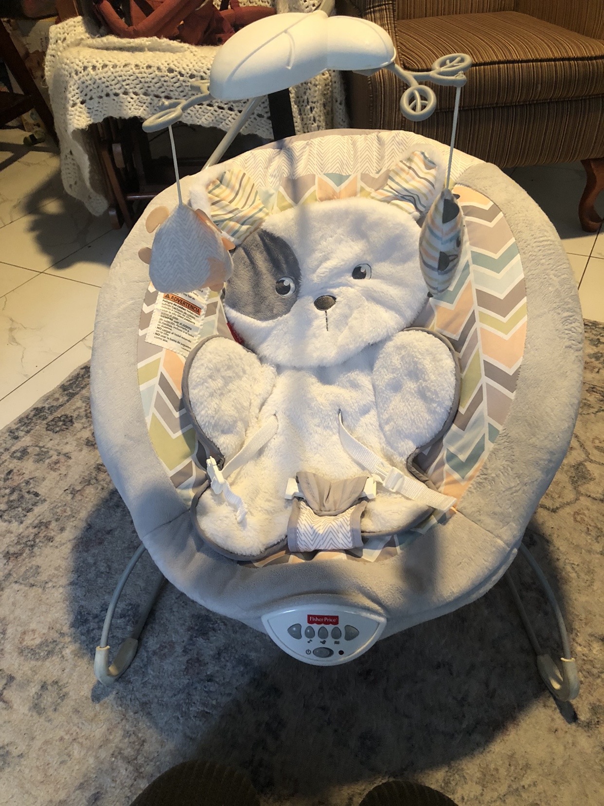 Infant bouncy chair