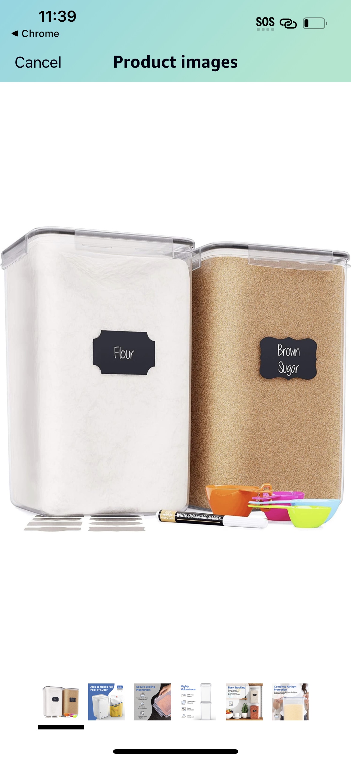 Extra large tall food storage containers#463 thumbnail