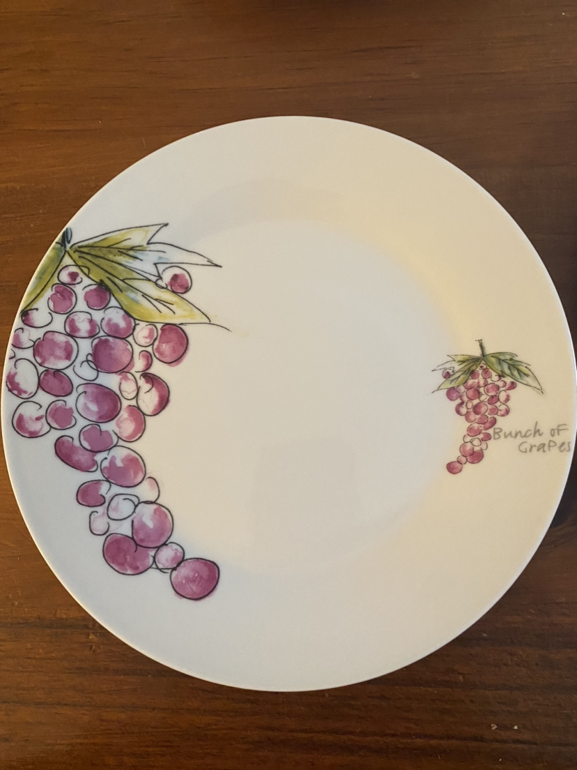 Cocktail party plates, set of 6. Like new - photo 2