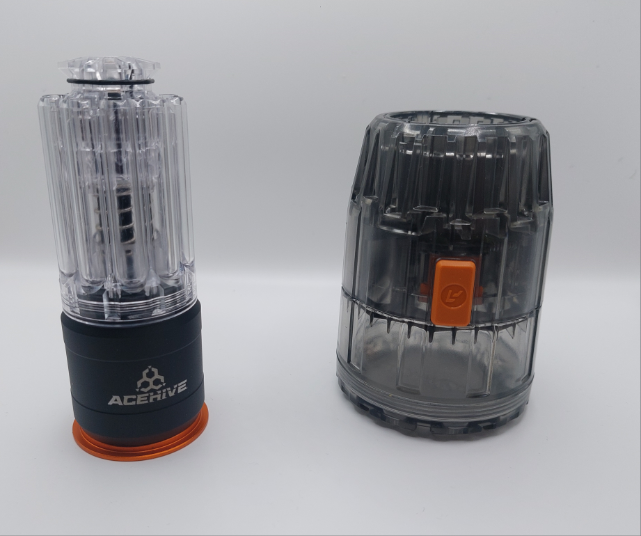 Acehive Airsoft BB 'Grenade' cylinder and reloader.