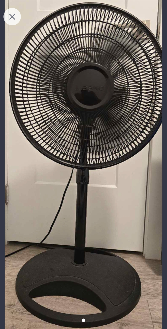LASKO standing rotating fan