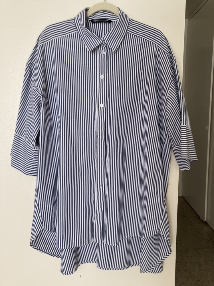 Zara Japanese style long shirt thumbnail