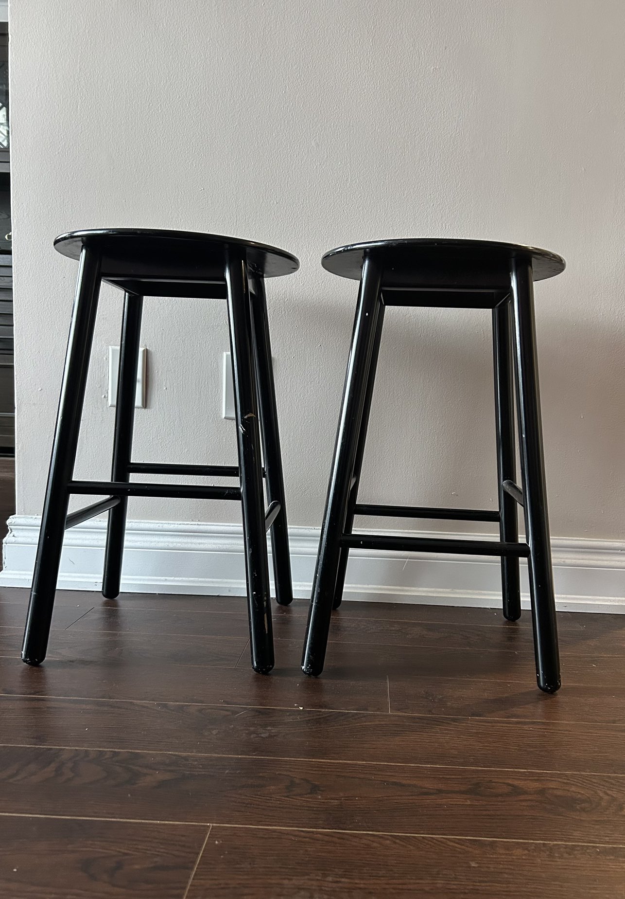 Vintage black stool (2) thumbnail