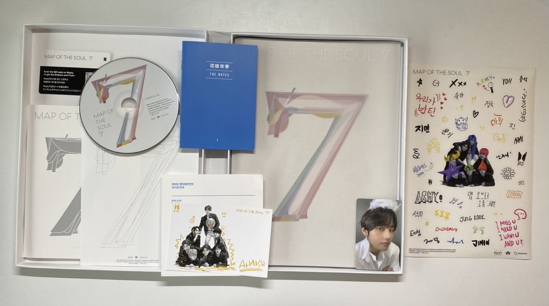 BTS - MAP OF THE SOUL: 7 - ALL 4 VERSIONS - photo 3