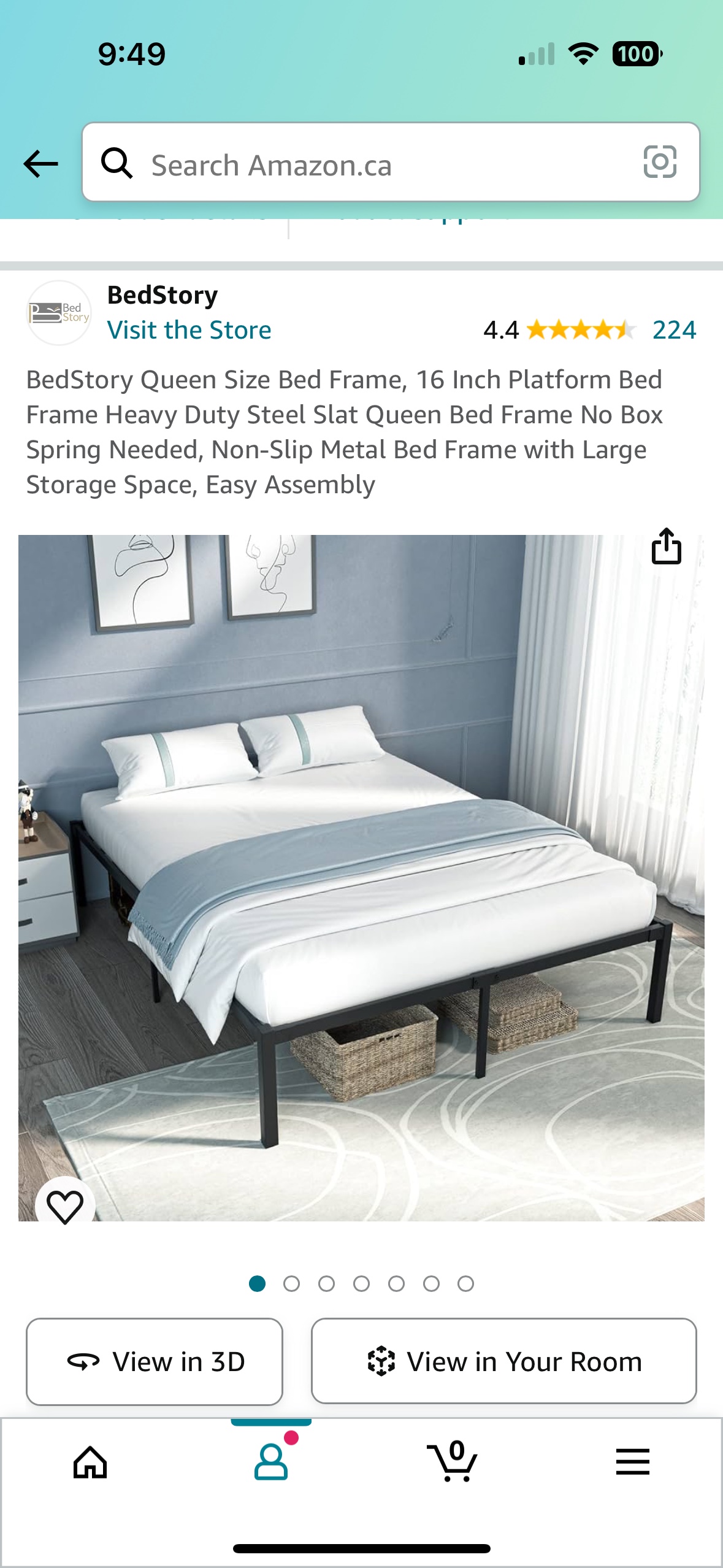 Bed frame (queen size)