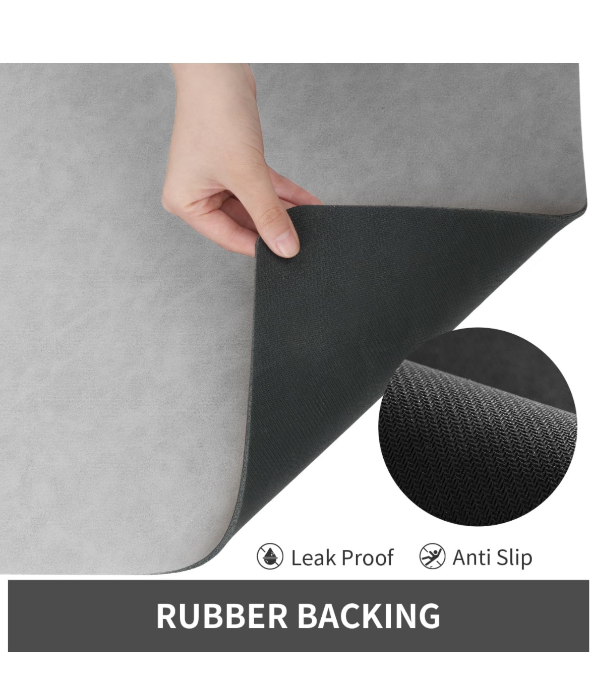 Absorbent Mat-No Stains Coffee Bar Mat-Rubber Backed Maker image indicator(2)