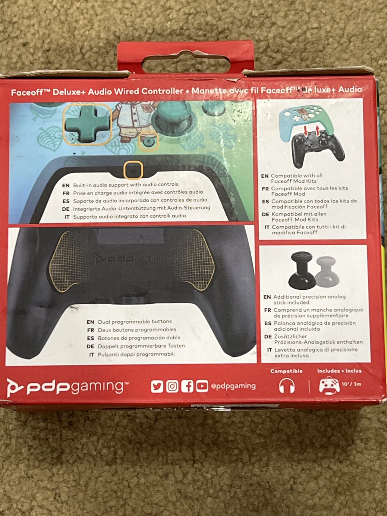 Nintendo Switch Wired Controller Animal Crossing image indicator(4)