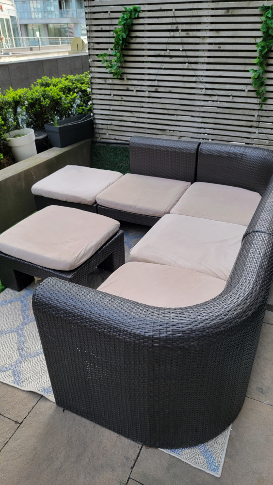 modular rattan patio set MUST GO - photo 2