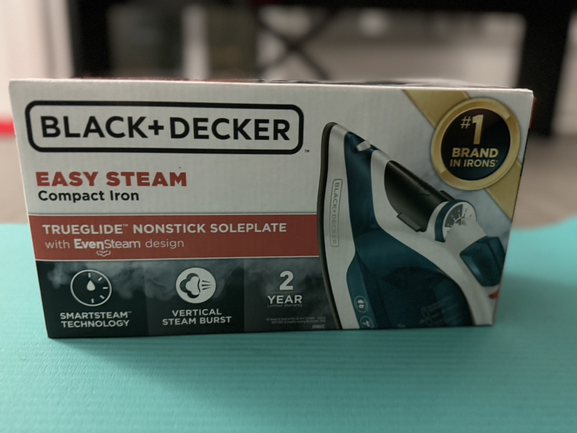 Black Decker Steam Compact Iron New 🥕 thumbnail