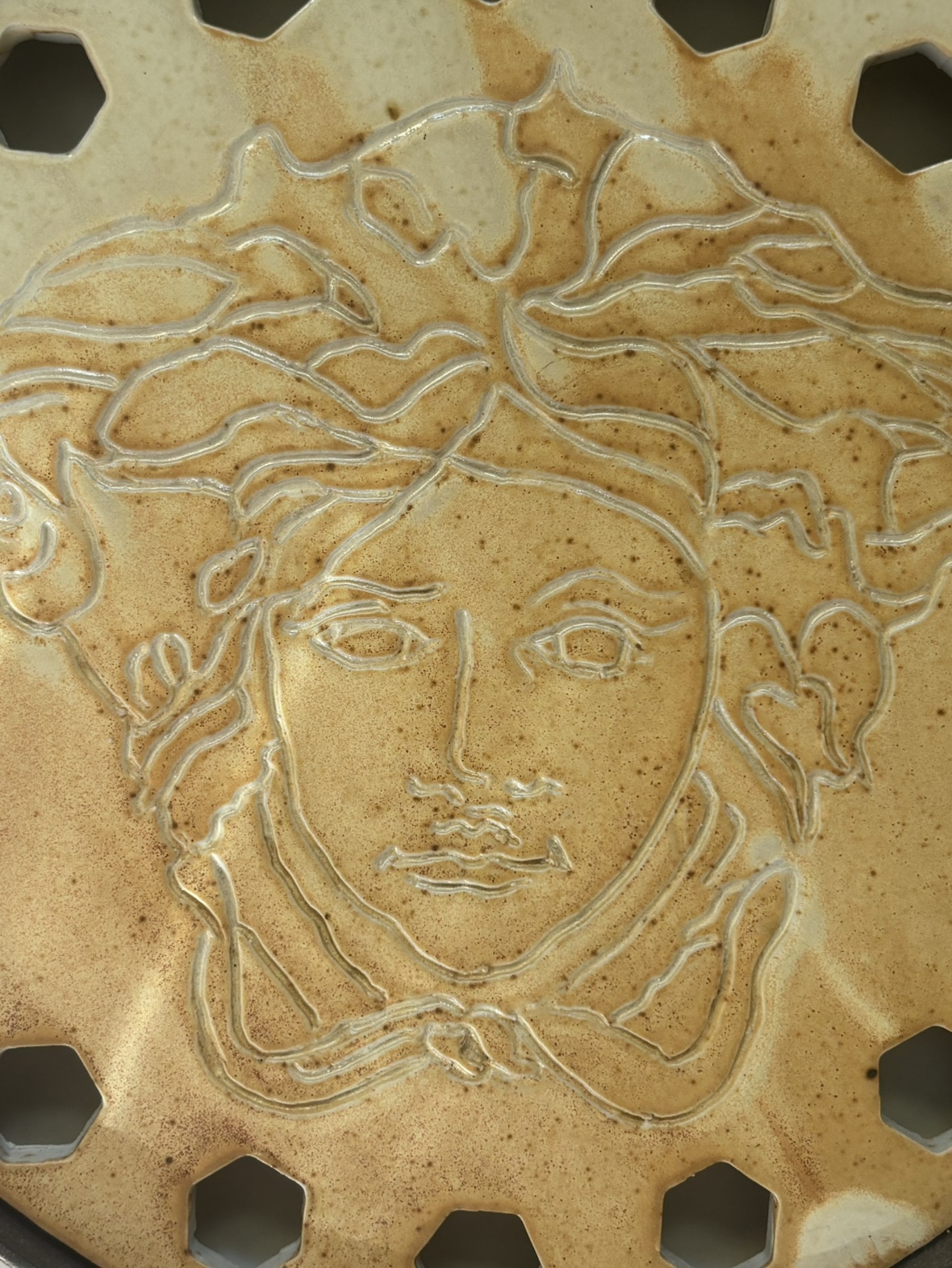 Medusa —Porcelain-Steal Ring - photo 2