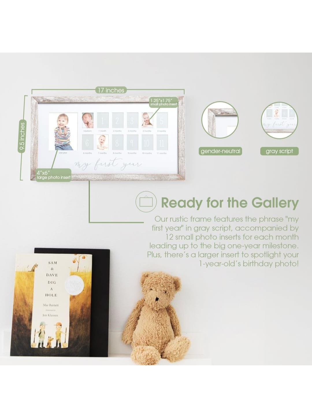 My First Year Picture Frame - Brand New image indicator(2)