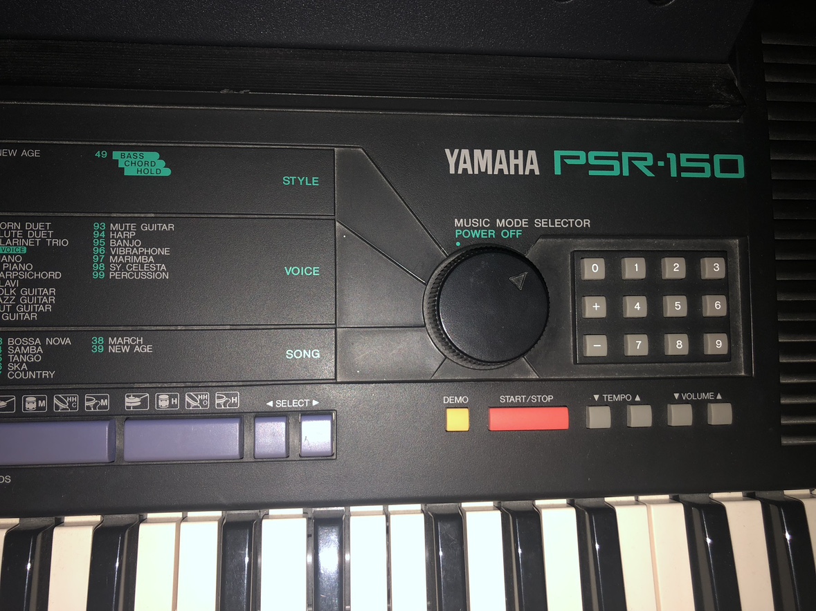 Yamaha PSR-150 with stand - photo 3
