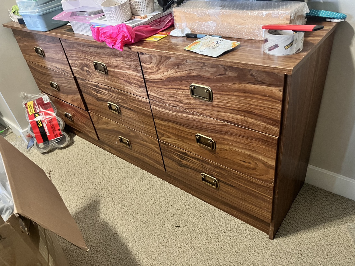 Wood closet (9 drawers) #freecycle thumbnail