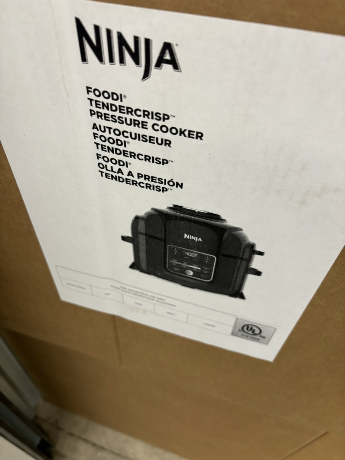 Ninja pressure cooker