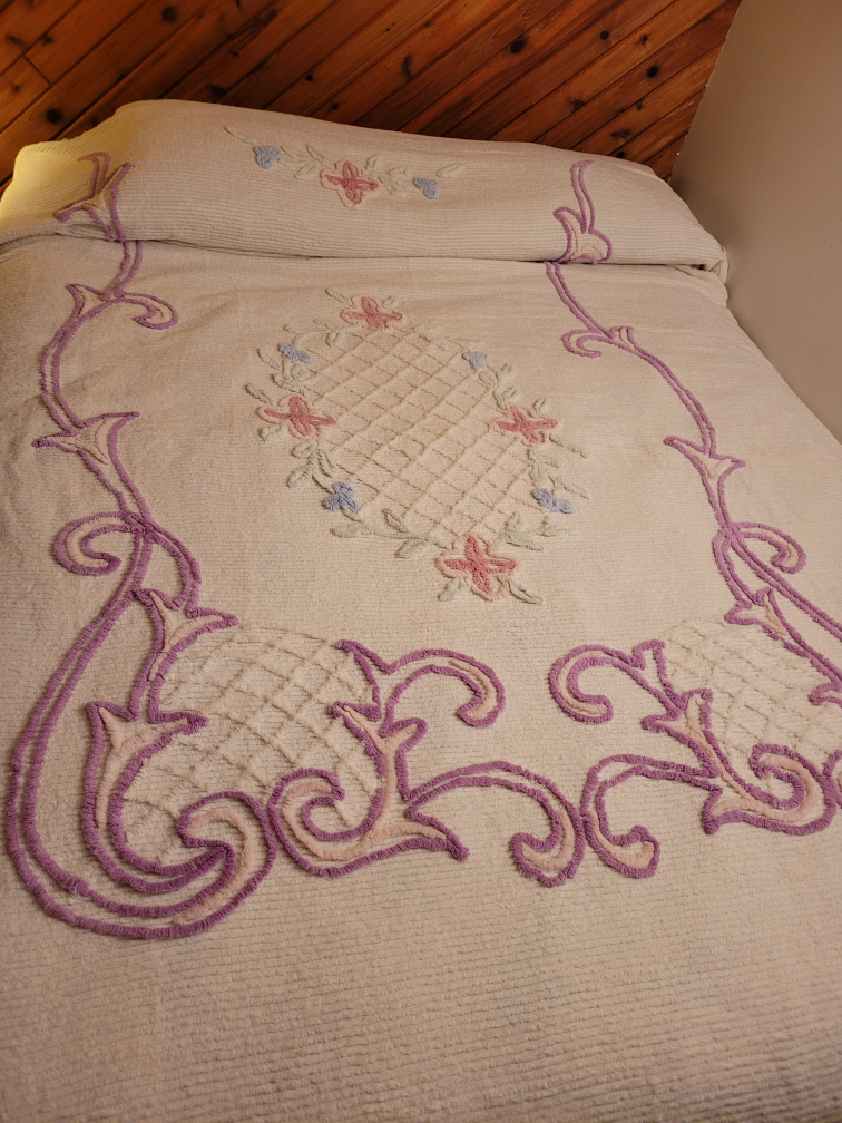 vintage Chenille bedspread